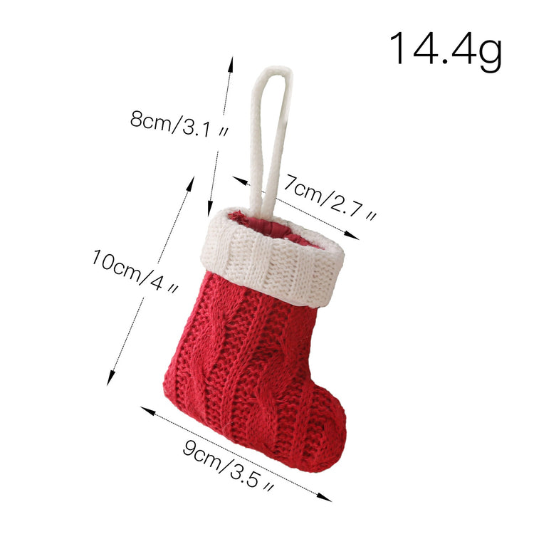Mini Christmas Stocking Cutlery Holder