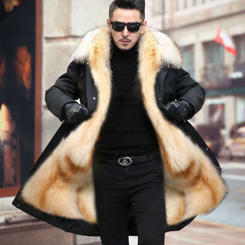 Men's Hooded Winter Coat, Mid-Length and Long Styles