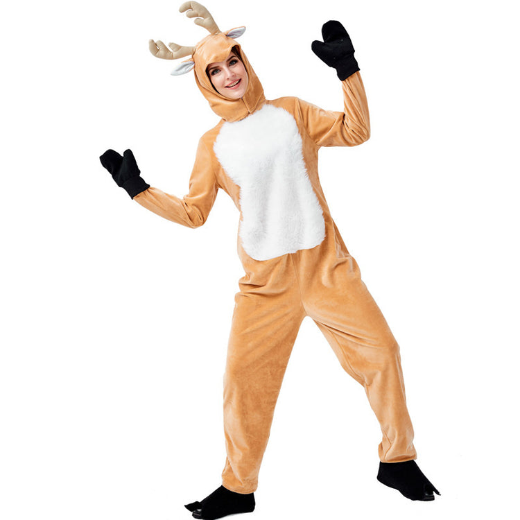 Women's Christmas Reindeer Costume – Khaki