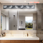 39-Inch Matte Black 6-Light LED Vanity Light
