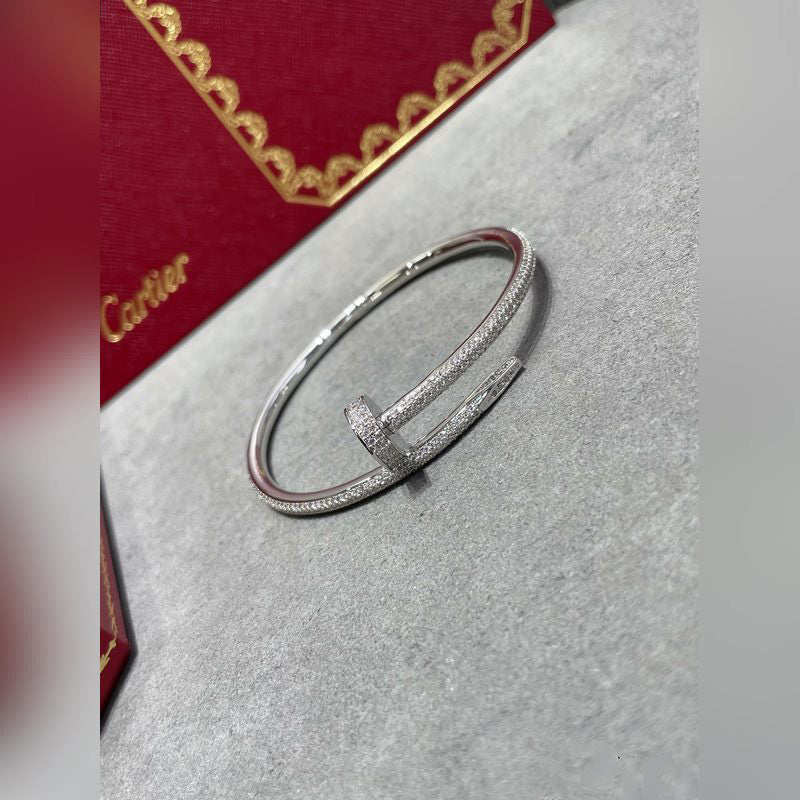 Textured Titanium Steel Cuff Bracelet
