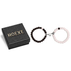 Magnetic Couples Link Bracelet | Glass Bead & Magnet | Unisex