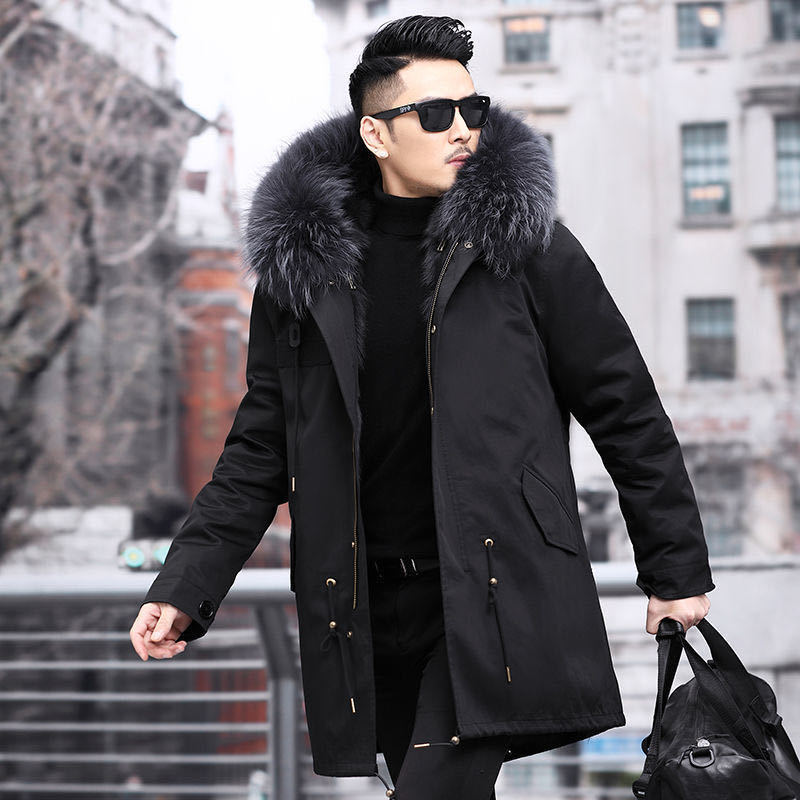 Men's Hooded Winter Coat, Mid-Length and Long Styles
