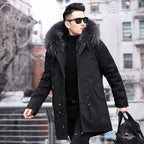 Men's Hooded Winter Coat, Mid-Length and Long Styles