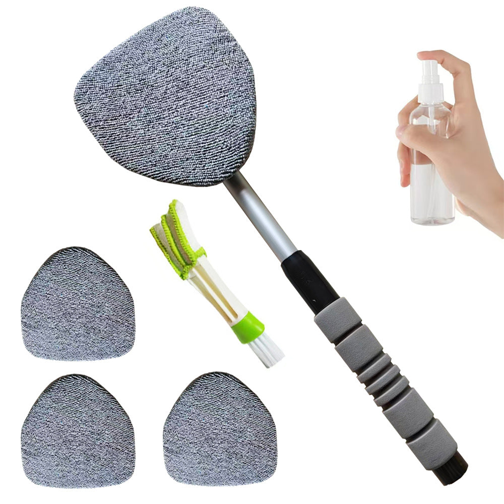 Telescopic Microfiber Car Windshield Defogger Window Cleaning Brush