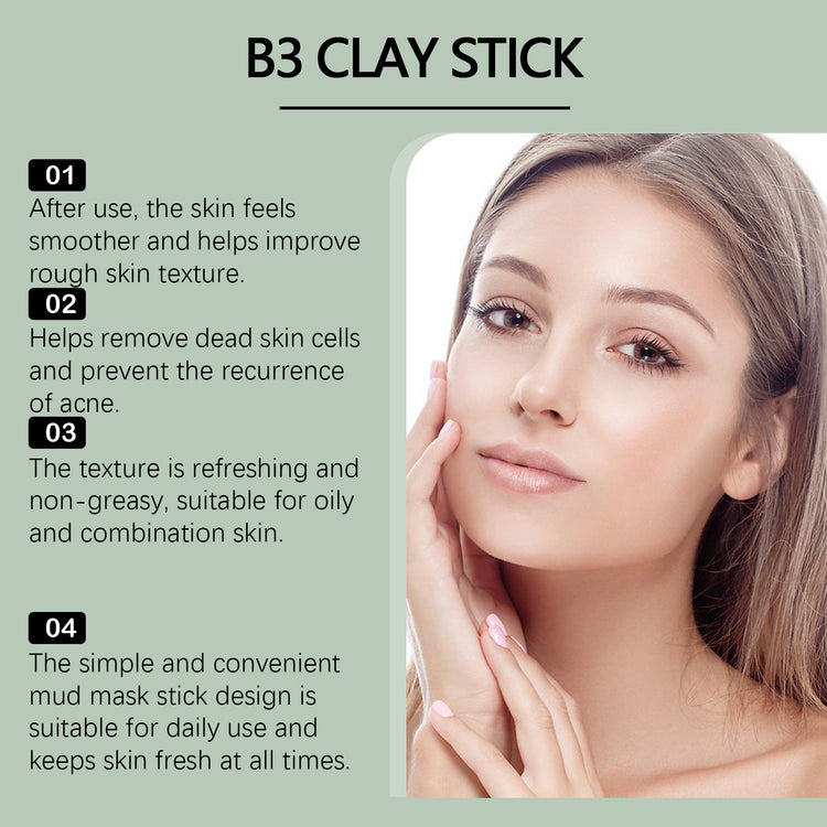 Hoygi Moxa Mud Mask Stick Deeply Cleans Pores, Brightening Skin, Firming, Smoothing And Refreshing Mask Stick