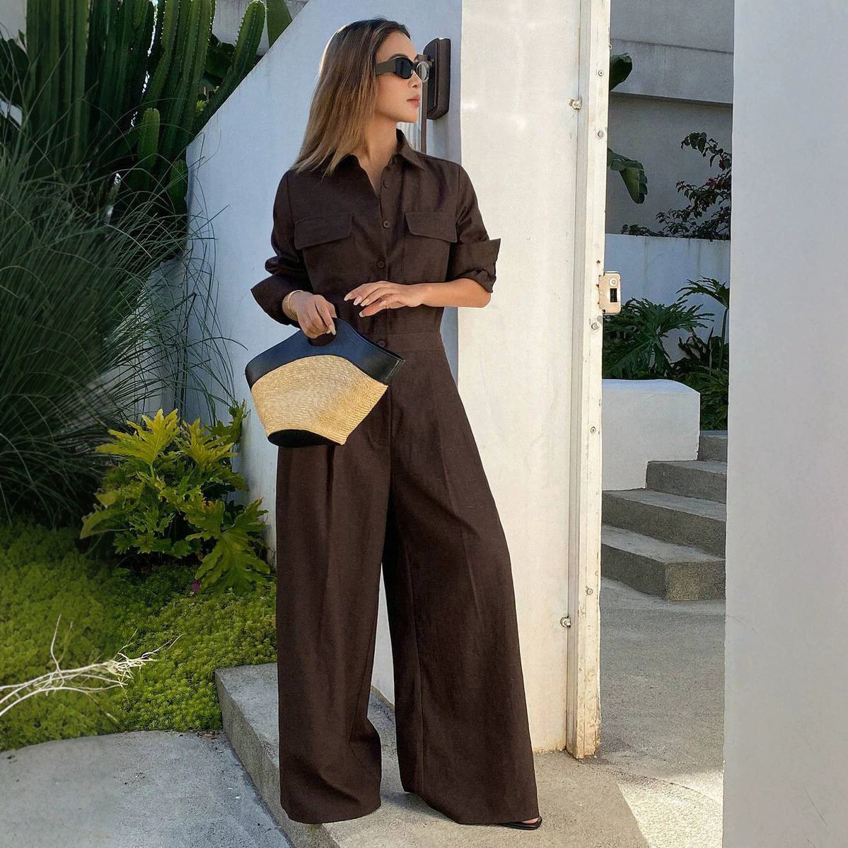 Unisex Long-Sleeve Jumpsuit