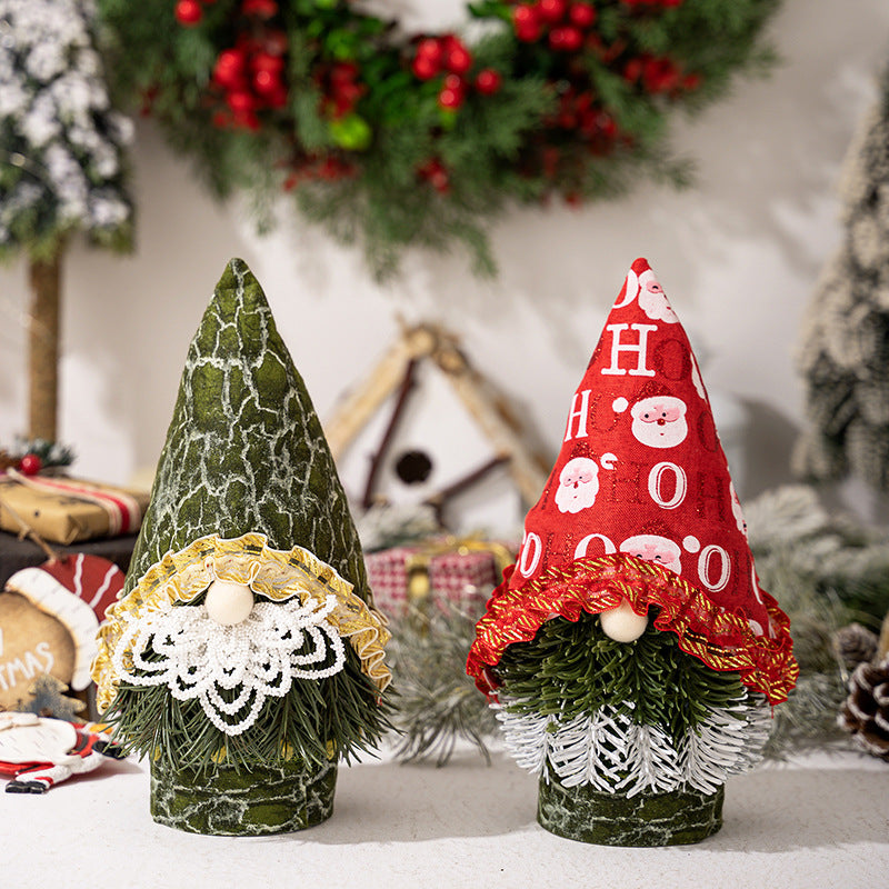 Pointed-Hat Christmas Gnome Ornament