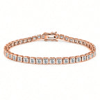 The Square Pavé Zircon Bracelet