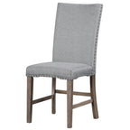 TOPMAX 7-Piece Extendable Dining Set, Golden Brown & Gray