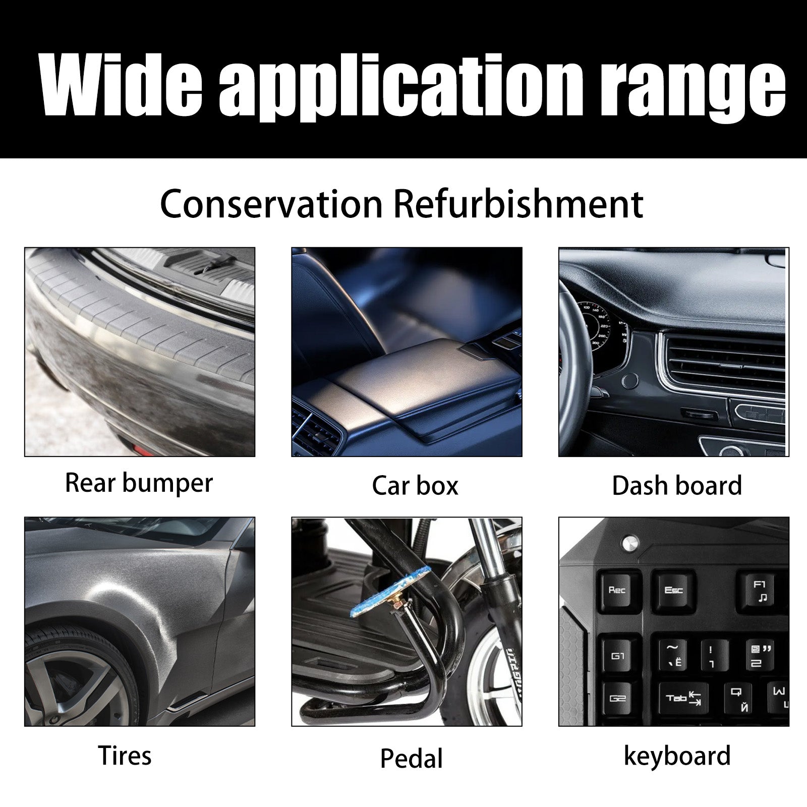 Homonth Plastic Parts Crystal Coating, Automotive Interior Instrument Panel Wax Plastic Cleaning And Reconditioning Coating Agent