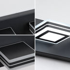 39-Inch Matte Black 6-Light LED Vanity Light
