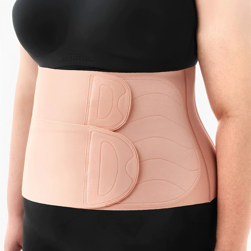 Cotton Waist Support Belt with Hook-and-Loop Closure