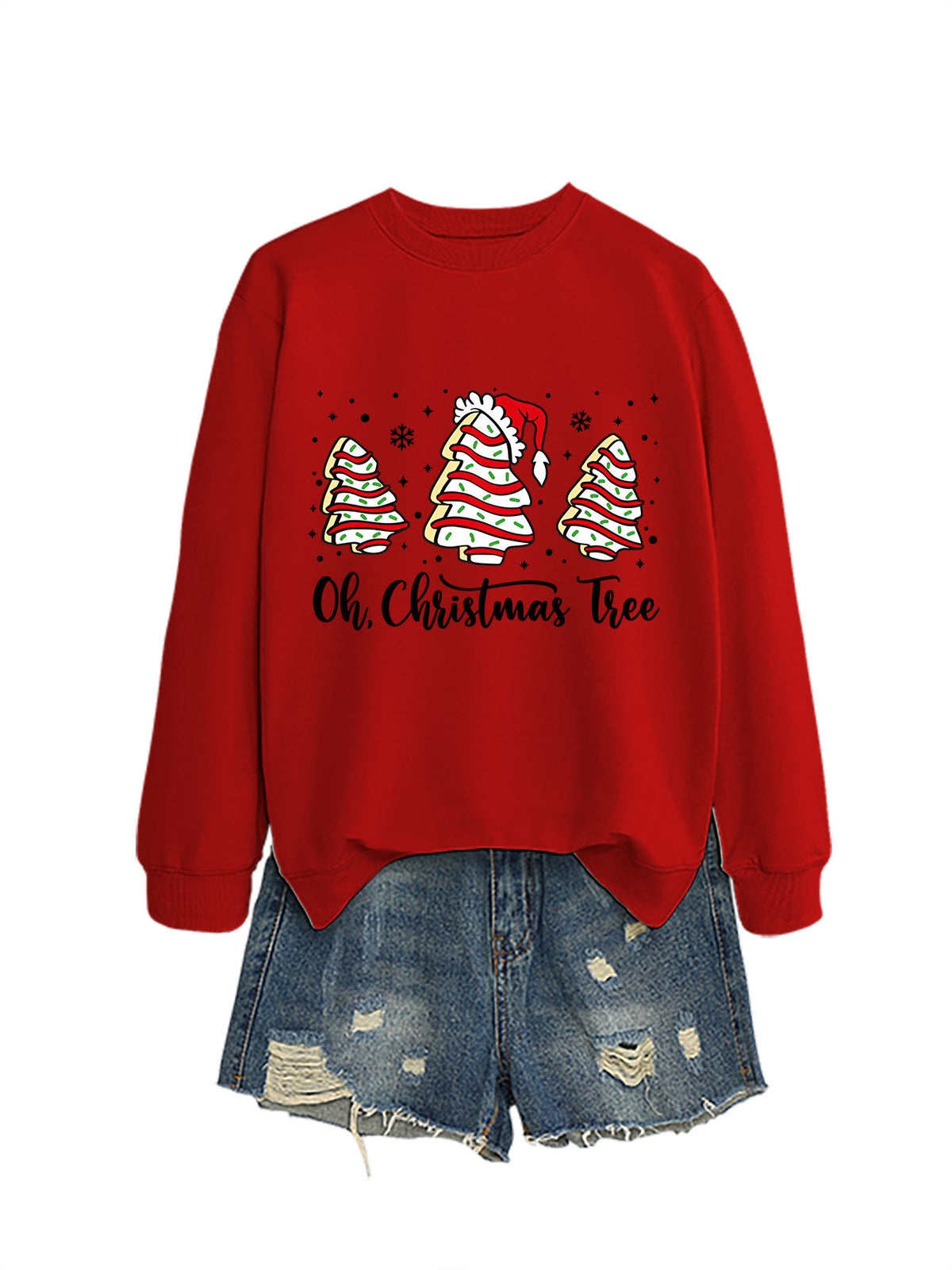 Oh Christmas Tree Women's Pullover Sweatshirt